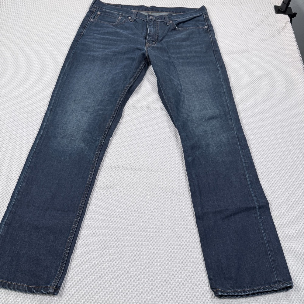 Levis 511 Mens 36x32 Dark Wash Slim Fit Denim Jeans 04511-1644 Stretch Pants